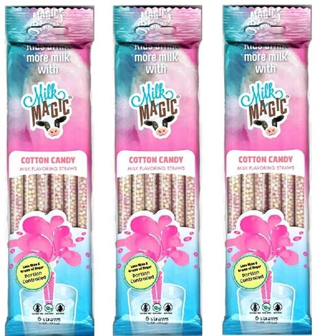 Range of milk magic straws flavors